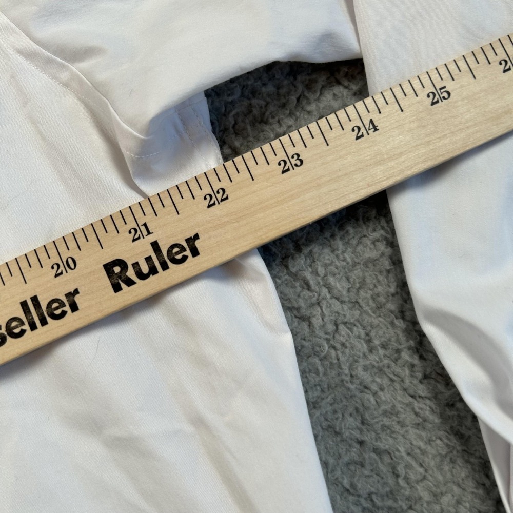 LIM'S TAILOR Shirt Mens Large White Dress Button Front Long Sleeve Pocket Formal - Picture 7 of 14